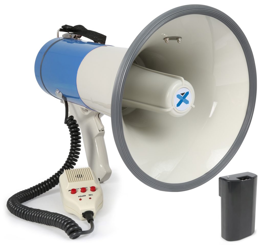 Vonyx -  MEG065 - MEGAFONO 65W USB SD BATERIA GRABACION SIRENA MICROFONO