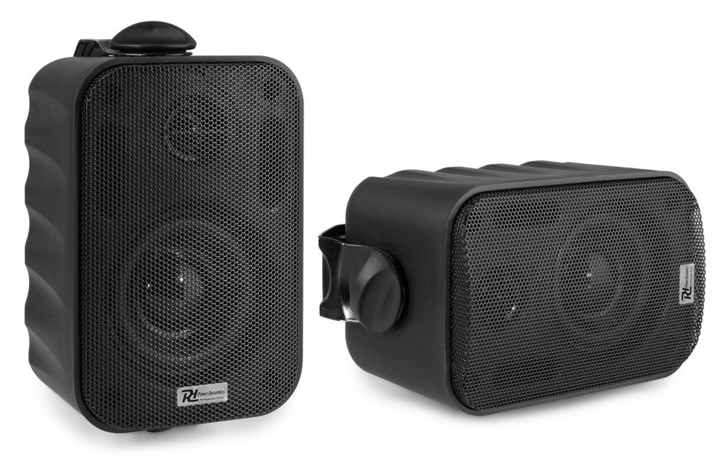 Power Dynamics - BC30V - PAREJA ALTAVOCES NEGRO 100V 8 OHM 3" 60W - IPX5, Alta potencia sonora Resistente a intemperie IPX5 Uso en interior o exterior Sistema de altavoz de 2 vias con crosssover, Output power: Max 60W Output power: RMS 20W