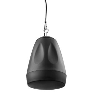 Power Dynamics -  PDS65B - ALTAVOZ COLGANTE 100V 6,5” NEGRO, Altavoz de alta calidad 2 vías para colgar Para instalación en interior o exterior 6.5" woofer con 1" tweeter coaxial Transformador 70V/100V integrado con selección de taps y 8 ohm Gran ángulo de apertura con cobertura horizontal de 360°