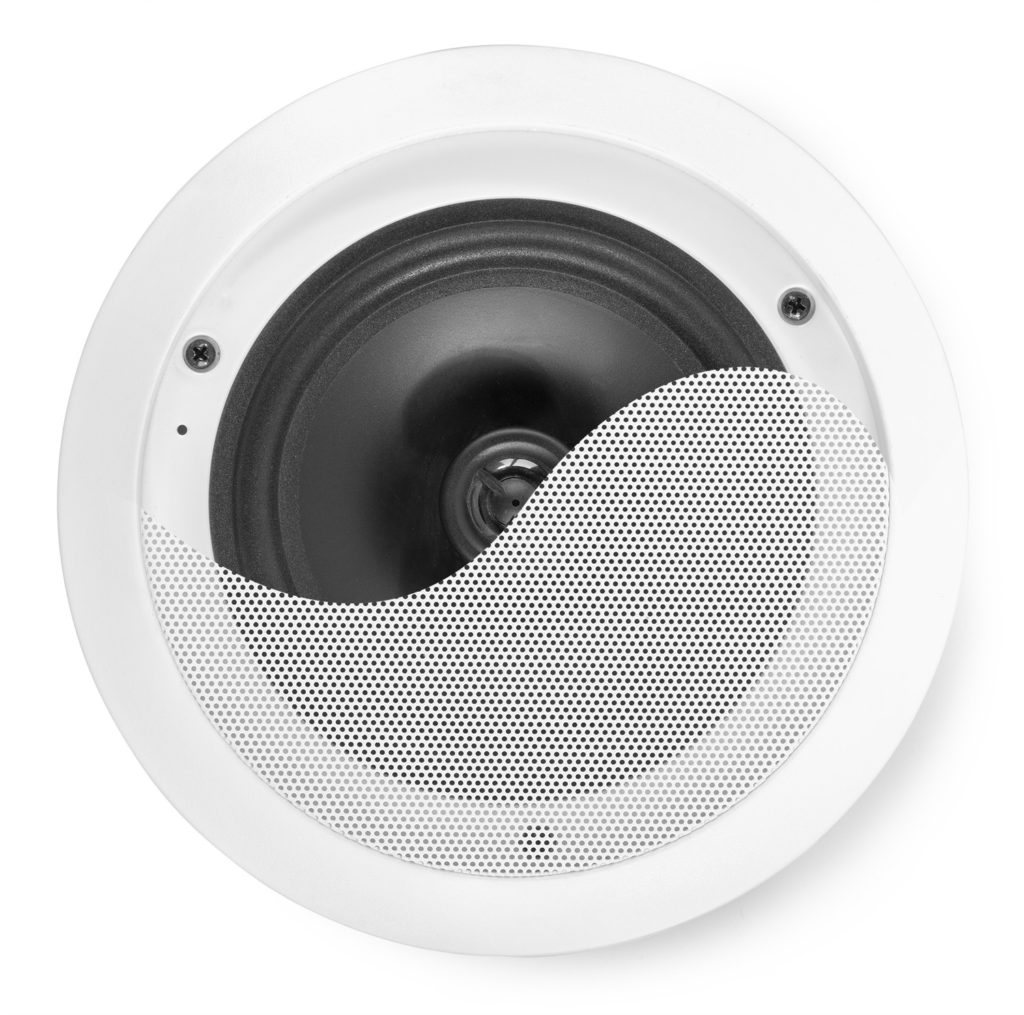 Power Dynamics - CSAG6 ALTAVOZ DE TECHO 6.5” ALU, El altavoz está equipado con rejilla de aluminio y el woofer está fabricado con polipropileno por lo que también se puede usar en zonas húmedas o cerca del mar.