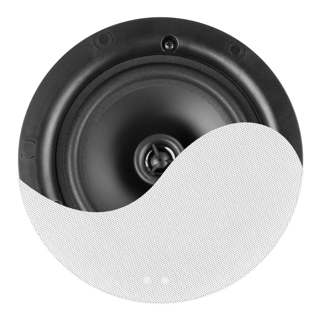 Power Dynamics - NCSP6 - ALTAVOZ DE TECHO DE BAJO PERFIL 100V 6,5" BLANCO, Altavoz de techo de 100V Rejilla de acero magnética, Output power: RMS 30W