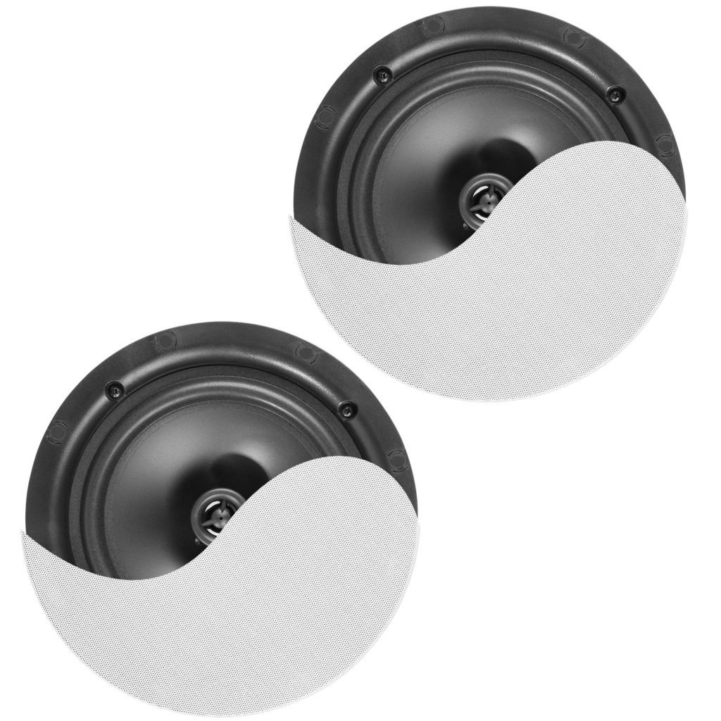 Power Dynamics -  NCBT5 - CONJUNTO ALTAVOCES DE TECHO DE BAJO PERFIL AMPLIFICADOS BT 5.25" BLANCO