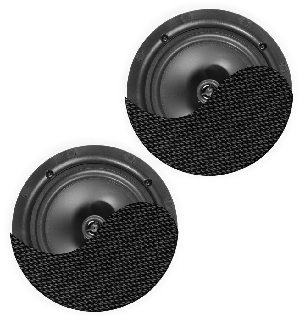 Power Dynamics - NCBT5B - CONJUNTO ALTAVOCES DE TECHO DE BAJO PERFIL AMPLIFICADOS BT 5.25" NEGRO