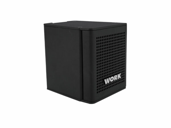 Work Pro - UDA 1 - Caja acústica pasiva 25 W @ 8 Ohm. IP 65. Recinto de aluminio.( Seleccionar Color blanco o negro). Soporte incluido.