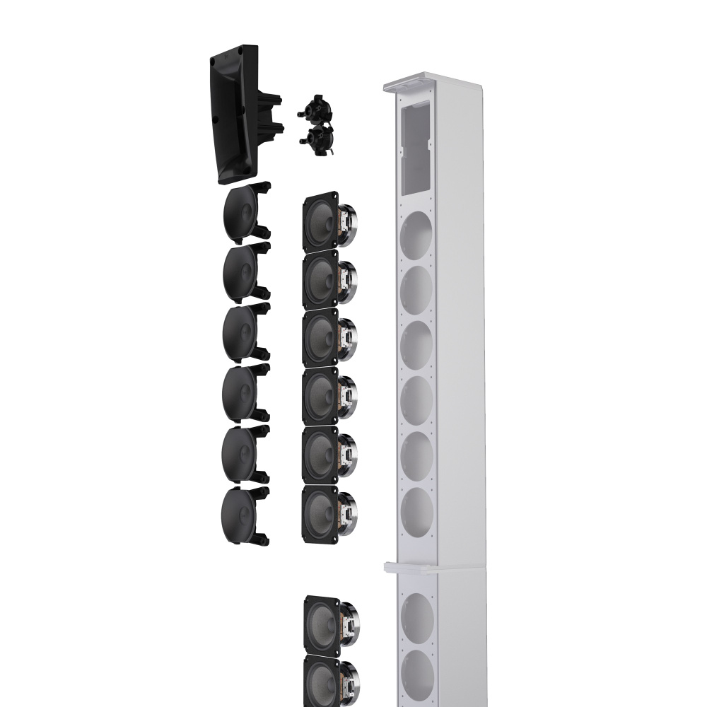 LD Systems - MAUI® 28 G3 W - Sistema PA compacto de columna cardioide, blanco - Imagen 7