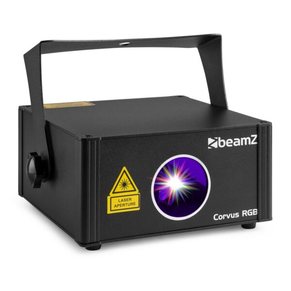 BeamZ -  CORVUS - RGB LASER, Laser Red 100mW @ 650nm,  Laser Green 30mW @ 532nm, Laser Blue	100mW @ 445nm