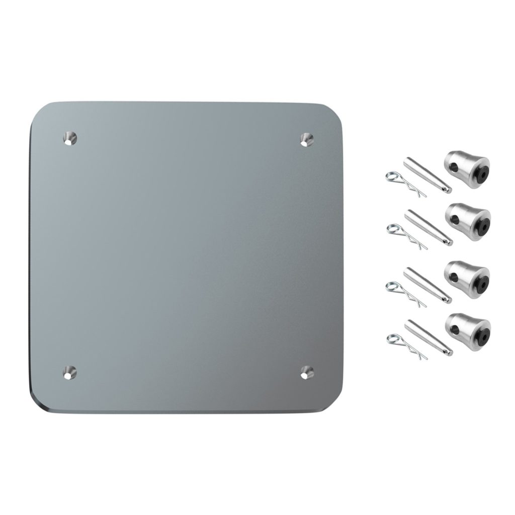 BeamZ -  CONJUNTO BASE & PLATO P30 ALUMINIO
