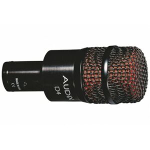 AUDIX - Micrófono dinámico Hipercardioide. Aplicación para percusión (pequeños bombos, goliat, djembe), y también para instrumentos de metal y madera viento.