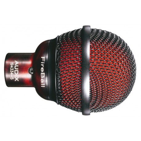 AUDIX - FIREBALL - Micrófono dinámico cardioide. Aplicación para armónica. Respuesta en frecuencia: 50Hz - 16KHz. Impedancia: 150Ohm.