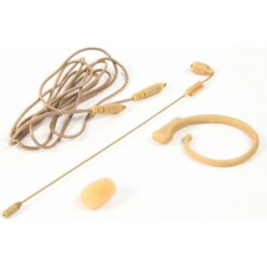 AUDIX - HT7-BG3P BEIGE - micrófono de condensador para llevar colocado en la oreja, simple, profesional, diseñado para aplicaciones de escenario, presentación y difusión.