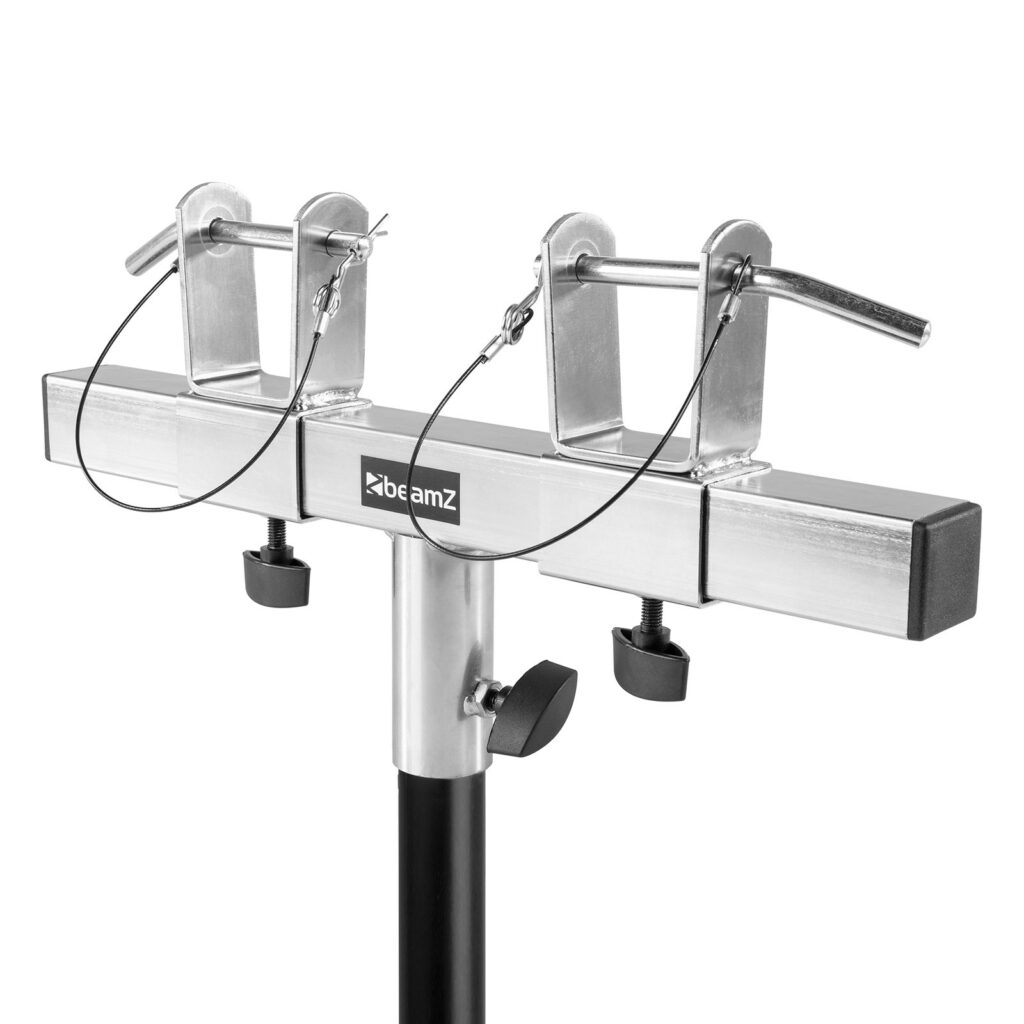 beamZ - BTS350 - ADAPTADOR TRUSS AJUSTABLE 350. Adaptador metálico para fijar Truss en cualquier soporte de iluminación de diámetro máximo de 35mm.
