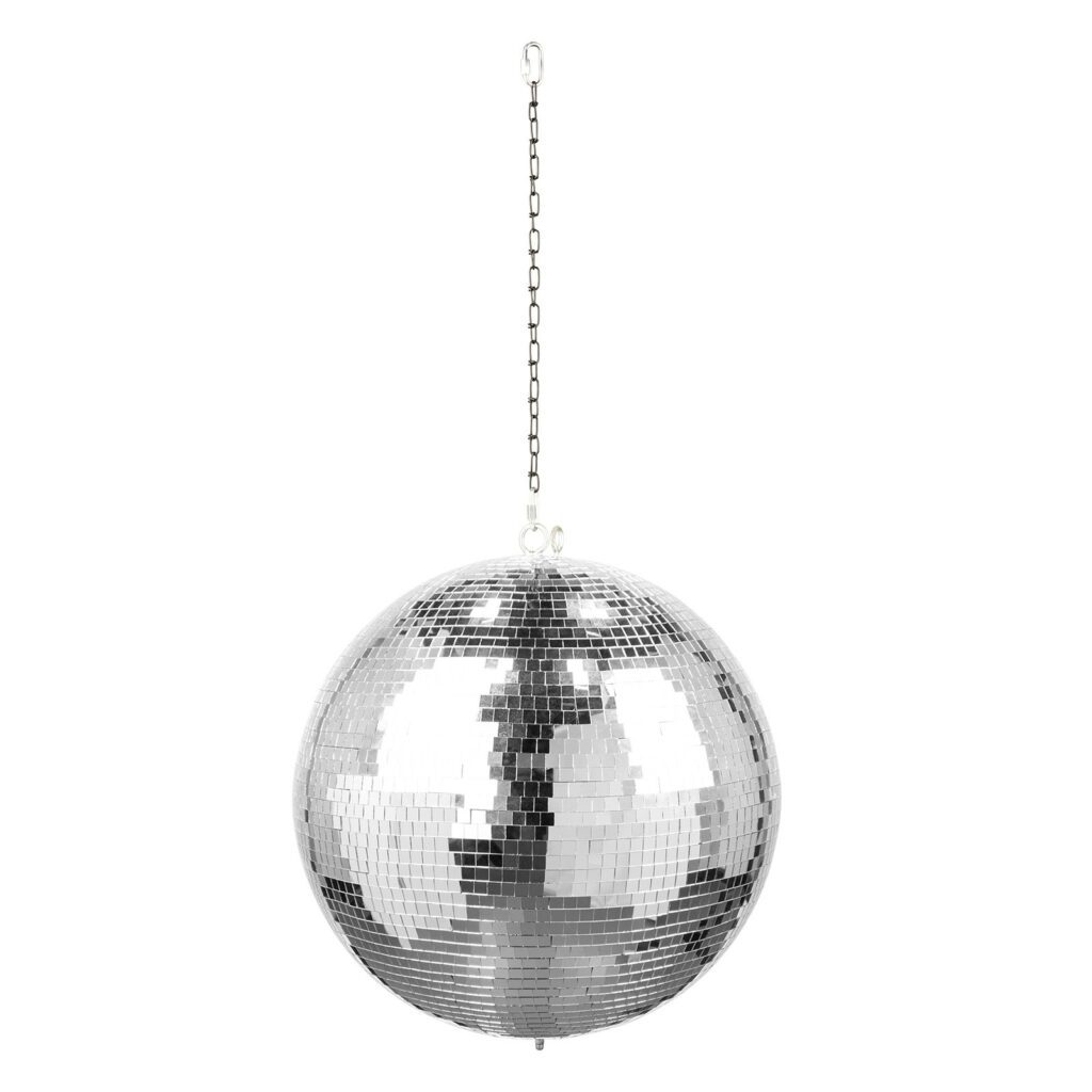 FUZZIX -  MB40 -  Bola de disco, cristal plano, 40cm (Bola de espejo)