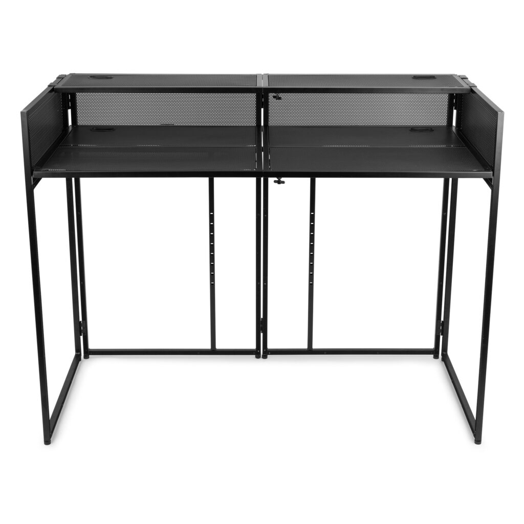 VONYX - DB6 - Sistema de cabina de DJ plegable Pro con soporte para TV