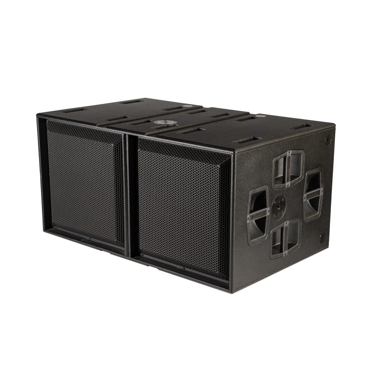 dB Technologies - IGS2 - Subwoofer PA activo 2 x 18". Max 142 dB SPL. Control de Aurora Net a través de RDNet. Múltiples configuraciones con el sistema IGS1. Uso horizontal y vertical Pantalla OLED
