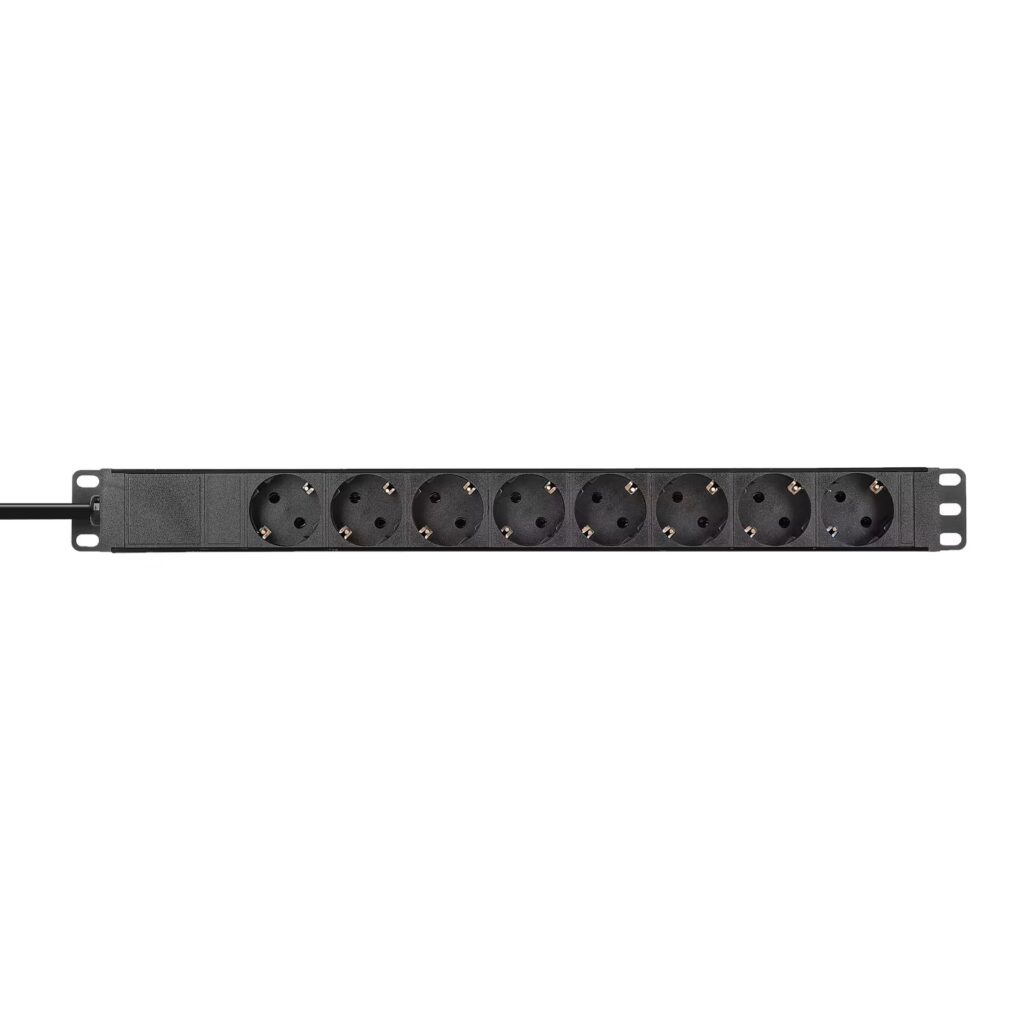 Adam Hall cables - RACK PDU 8 - Regleta de 19" 1 U 8 vías sin interruptor