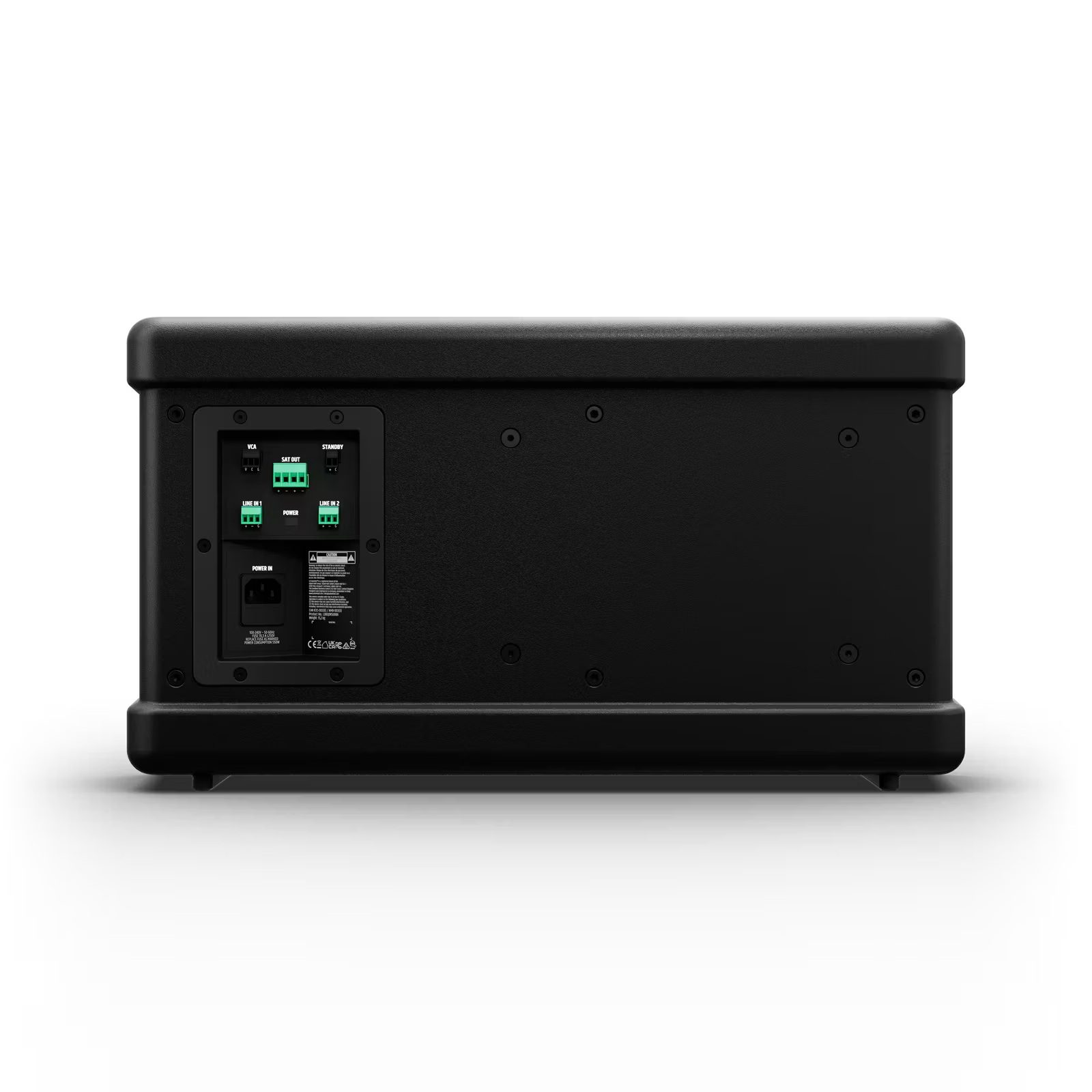 LD Systems - DQOR® SUB 8 A - Subwoofer autoamplificado para instalación interior, negro - Imagen 2