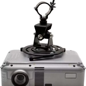 RIGGATEC - Truss projector mount | black | for universal projector - 360° giratorio | diámetro del tubo 48-51mm