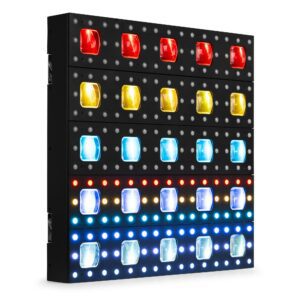 BeamZ pro - LCBP450 Combi LED Panel PIX - Panel LED híbrido multifuncional 25 LEDs de color RGBW con lentes 200 LED RGB SMD Mezcla de colores RGB + WW