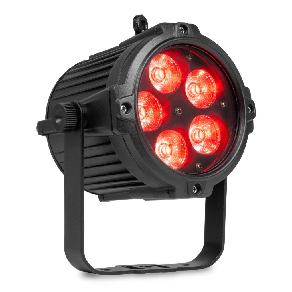 BeamZ - BWA65 - Foco Par Aluminio IP65 RGBW DMX, 5 X 8 W.