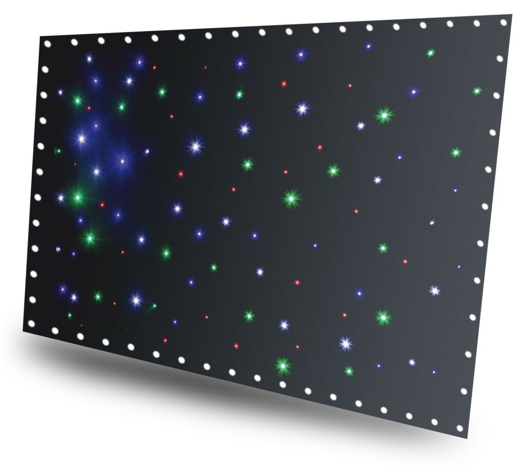 BeamZ - SPW96RGB -  Cortina Sparkle 3x2m , cortina brillante 96 LED RGB