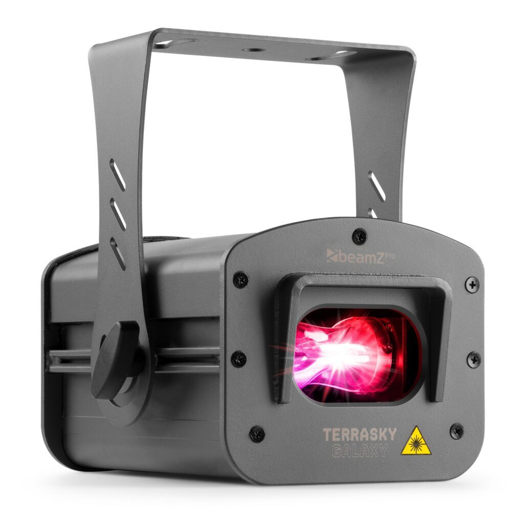 BeamZ pro - TerraSky Ocean - Láser para exteriores, Láser para exteriores con estrellas mágicas y efecto de agua Proyector RGB Multicolor