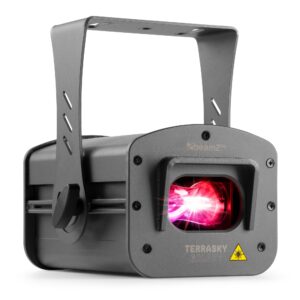 BeamZ pro - TerraSky Ocean - Láser para exteriores, Láser para exteriores con estrellas mágicas y efecto de agua Proyector RGB Multicolor