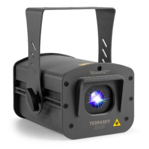 BeamZ pro -  TerraSky Rain - Láser para exteriores, Láser para exteriores con mágico efecto de lluvia que cae Proyector RGB Multicolor