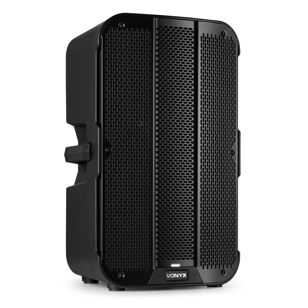 VONYX - VD712A - Altavoz Activo Biamplificado 12" DSP, RMS 400W,BT 5.0 con TWS (True Wireless Stereo)