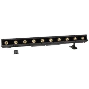 Showtec - Photon Sunstrip - Con simulación de tungsteno, Photon Sunstrip es una barra de LED con grado de protección IP65 y 10 LED blancos/ámbar/rojos de 20 vatios controlables individualmente