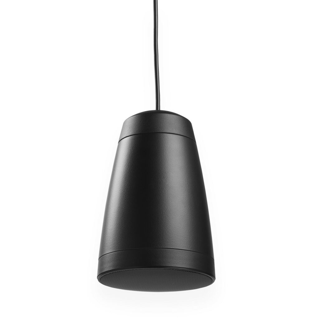 Power Dynamics -  Purity4B - Altavoz Colgante Premium 100V 4" Negro, Woofer de grafito y tweeter Silk Dome Adecuado para aplicaciones de 8 ohmios y 100 V Selector giratorio para tomas de 100 V Amplio ángulo de apertura