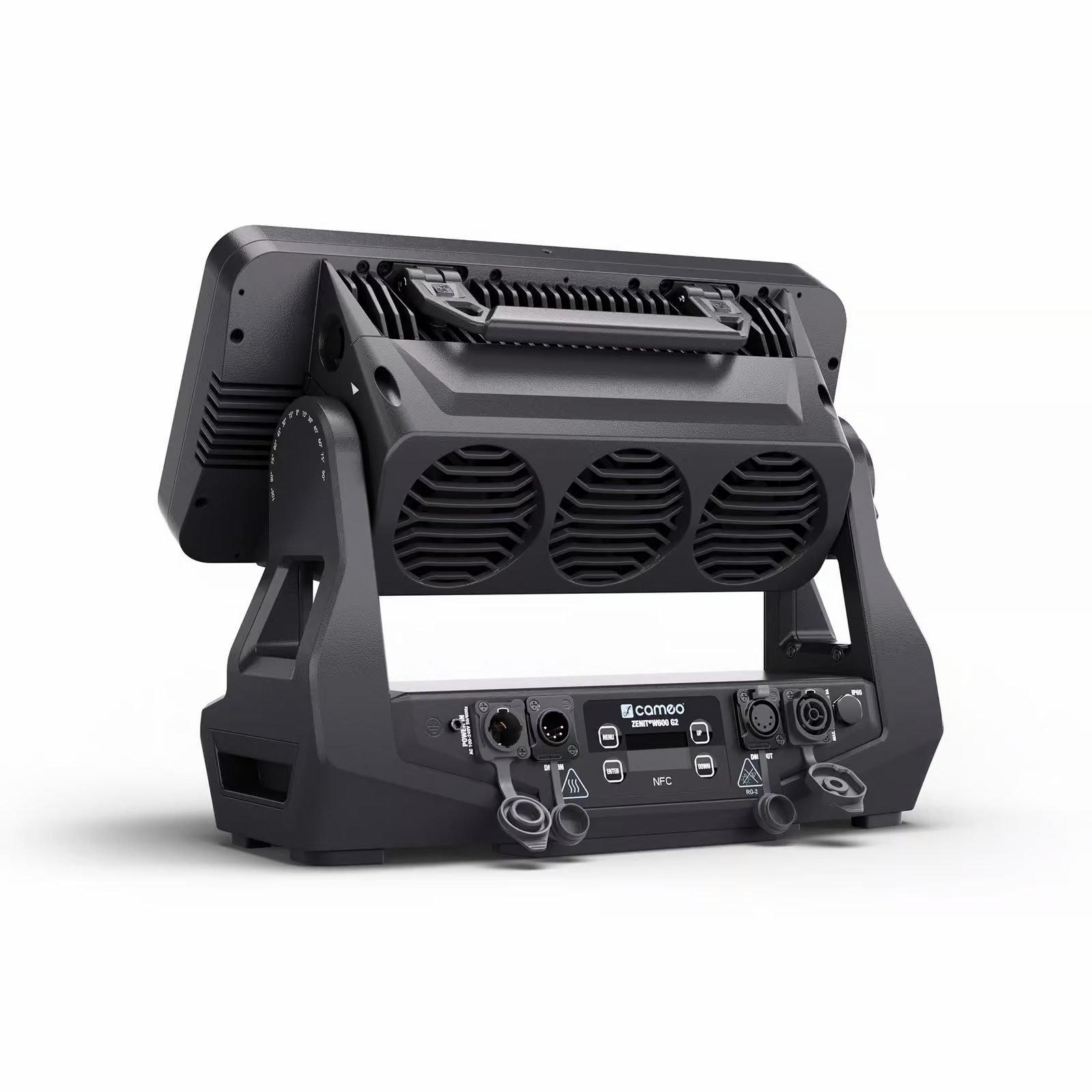 Cameo - ZENIT® W600 G2 IP65 LED Wash Light, 40 LED RGBALC de 50 W con un flujo luminoso de 32 000 lm y un consumo de energía de 660 W. Alta reproducción cromática con CRI 98 y TLCI 95 para escenarios, televisión y retransmisiones. - Imagen 3