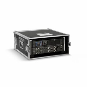 LD Systems - ADA 12K4 SINGLE RACK -  Rack de amplificador de 4 canales con panel de conexiones