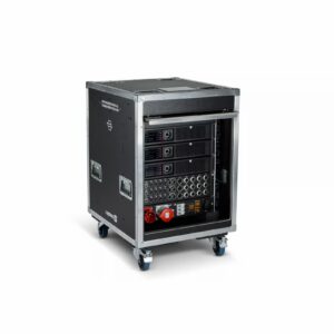LD Systems - ADA 12K4 TOURING RACK - Rack de amplificador de 12 canales con panel de conexiones y distribución de corriente