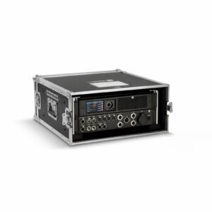 LD Systems - ADA 8K4 SINGLE RACK - Rack de amplificador de 4 canales con panel de conexiones, 1 × amplificador ADA 8K4– 4 × 2000 W @ 4 Ω Hasta 8 kW de potencia total del sistema