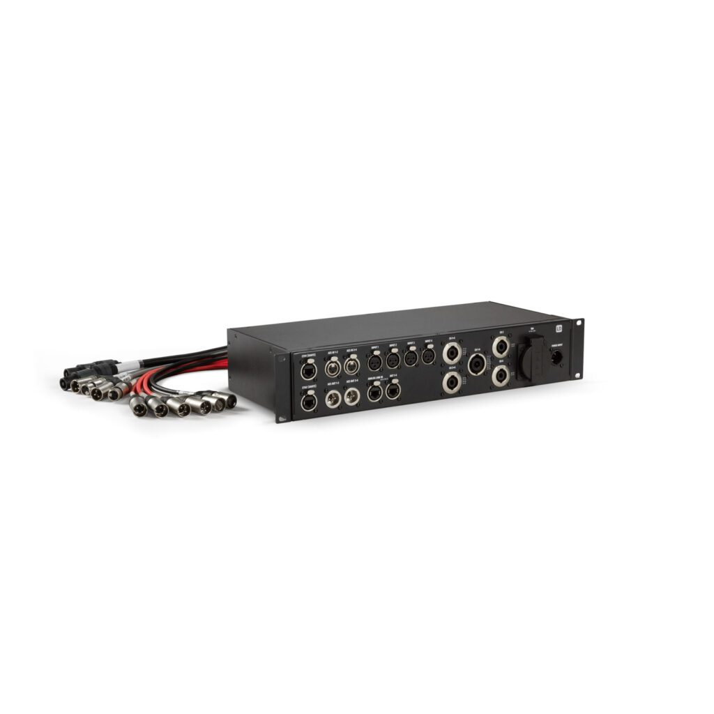 LD Systems - ADA SPP - Panel de conexiones de E/S frontales de 2 U, 19"