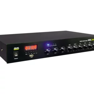 AMS - AML 240 USB - Power amplifier/mixer. 240 W @ 4 Ohm. 240 W @ L100V. 3 zones. Mp3 player. USB.