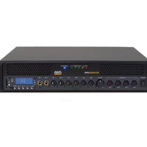 AMS - Power amplifier/mixer. 600 W @ 8-16 Ohm. 70/100V line. 4 zones. MP3 player. USB/SD/BT/FM.