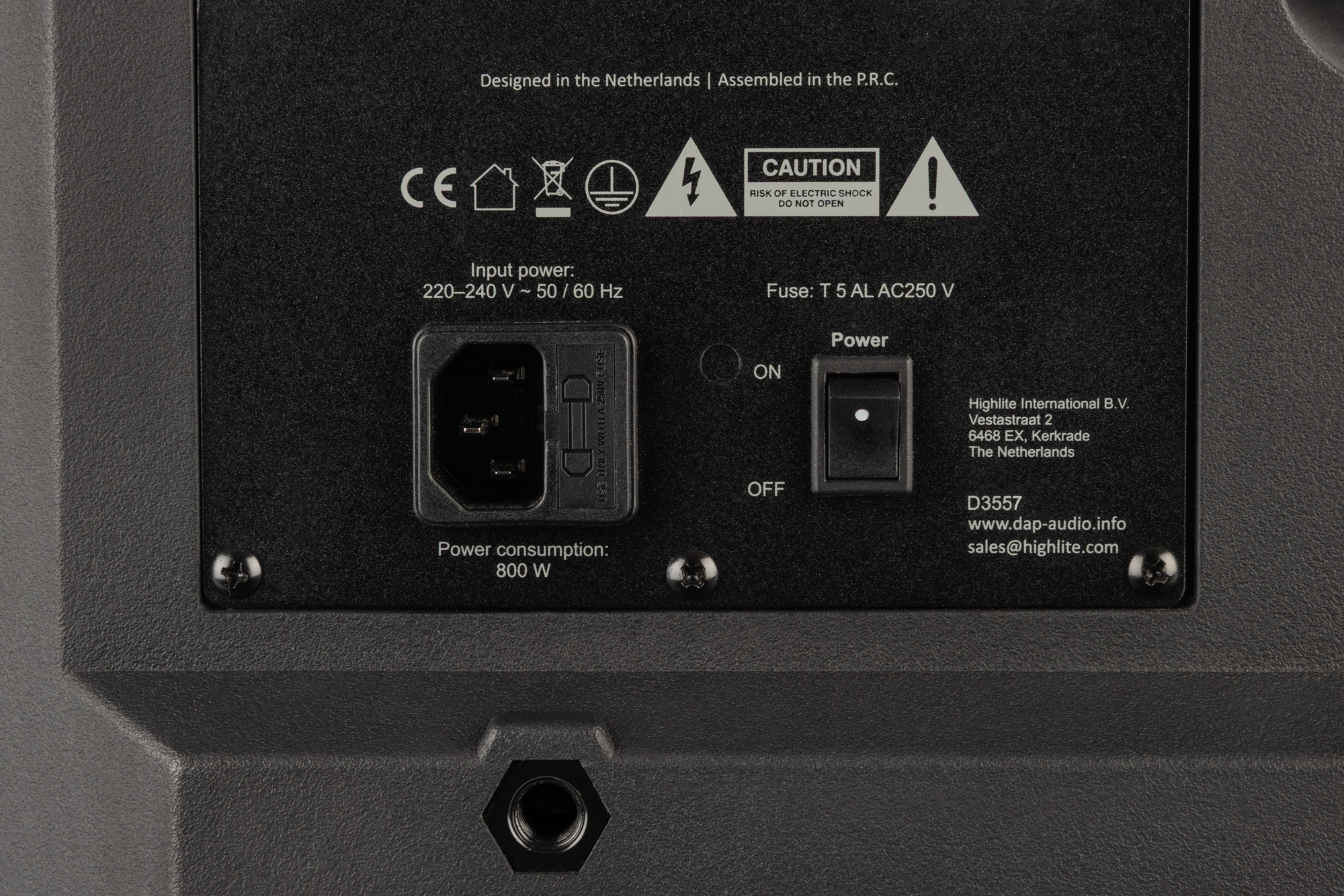 DAP AUDIO - DAP NGA-10A - Altavoz activo de 10” con BT, de alta potencia y rango completo, 000 W RMS, 2000 W de pico, SPL máximo de 126 dB a 1 m - Imagen 5