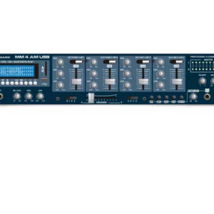Mark - MM 4 AM USB - Mezclador/reproductor amplificado. 2 x 250 W @ 4 Ohm. Reproductor MP3. USB/SD/Bluetooth.