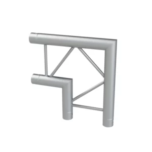 fk25p_c290_render_20241220090235 FANTEK - FG 29P CH290 - Esquina truss paralelo. 2 vías. 90º. 290mm. Tubo ppal: 50x2mm. Tubo secundario: 20x2mm. Plateado o negro. SERIE FG