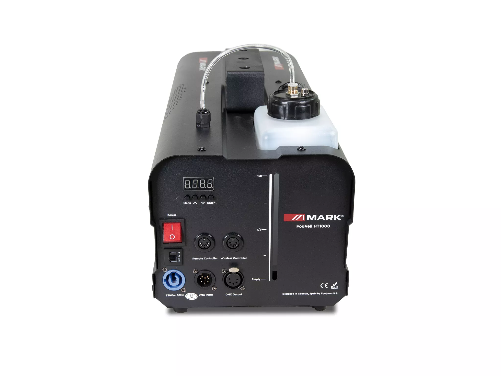 Mark - FOGVEIL HT1000 - Máquina HAZER. 1000 W. Depósito de 1.5 litros. Control DMX y RDM - Imagen 4
