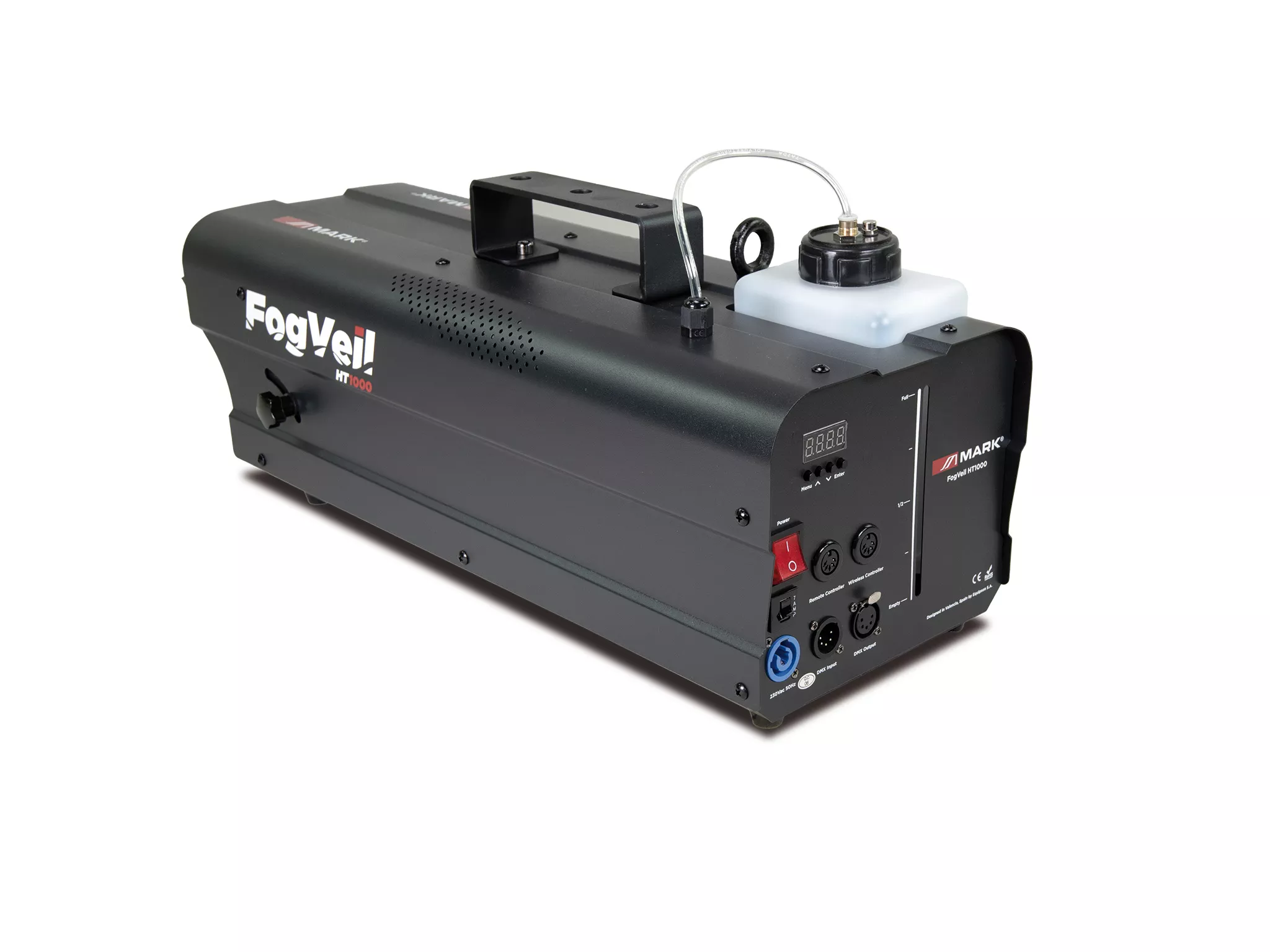 Mark - FOGVEIL HT1000 - Máquina HAZER. 1000 W. Depósito de 1.5 litros. Control DMX y RDM - Imagen 5