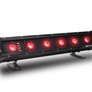 Mark - MBAR 612 BAT WI - Barra Iluminación LED. 72 W. 6 x LED RGBWA UV 12W. DMX Ch: 4/5/6/7/9/12. Apertura 25º. Batería. DMX inalámbrico.