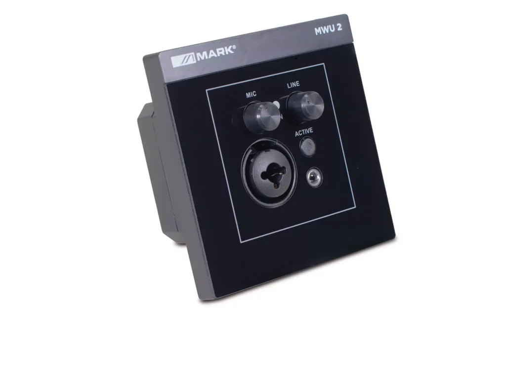 Mark - MWU 2 - Mando mural con entrada MIC/LINE. Compatible con el amplificador PM 360 MX