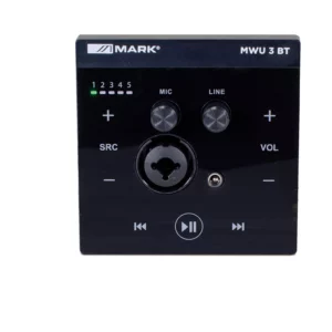 Mark - MWU 3 BT - Mando mural bluetooth con conectividad RJ45. Compatible con el amplificador PM 360 MX