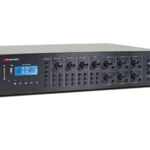 Mark - PM 360 MX - Amplificador/mezclador de instalación con 6 zonas (6x 60W). USB/SD/BT/Radio FM. WMU 2, MWU 3 BT & MPG 6 compatible